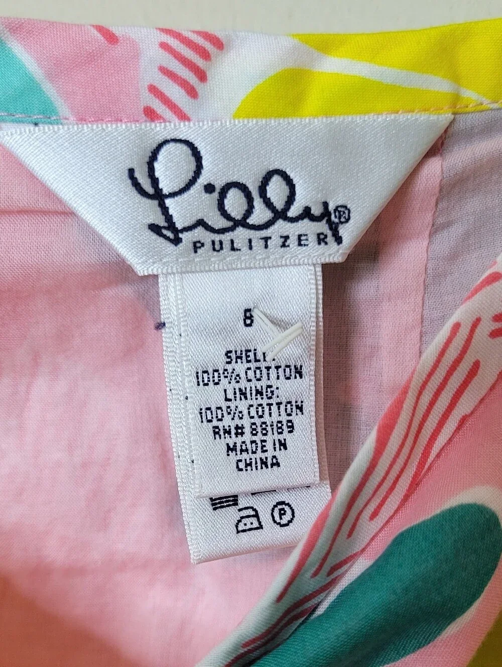 Lilly Pulitzer Vintage White Tag Bevin Ruffle Mini Skirt Parrot-ise Floral 8 - Picture 7 of 8